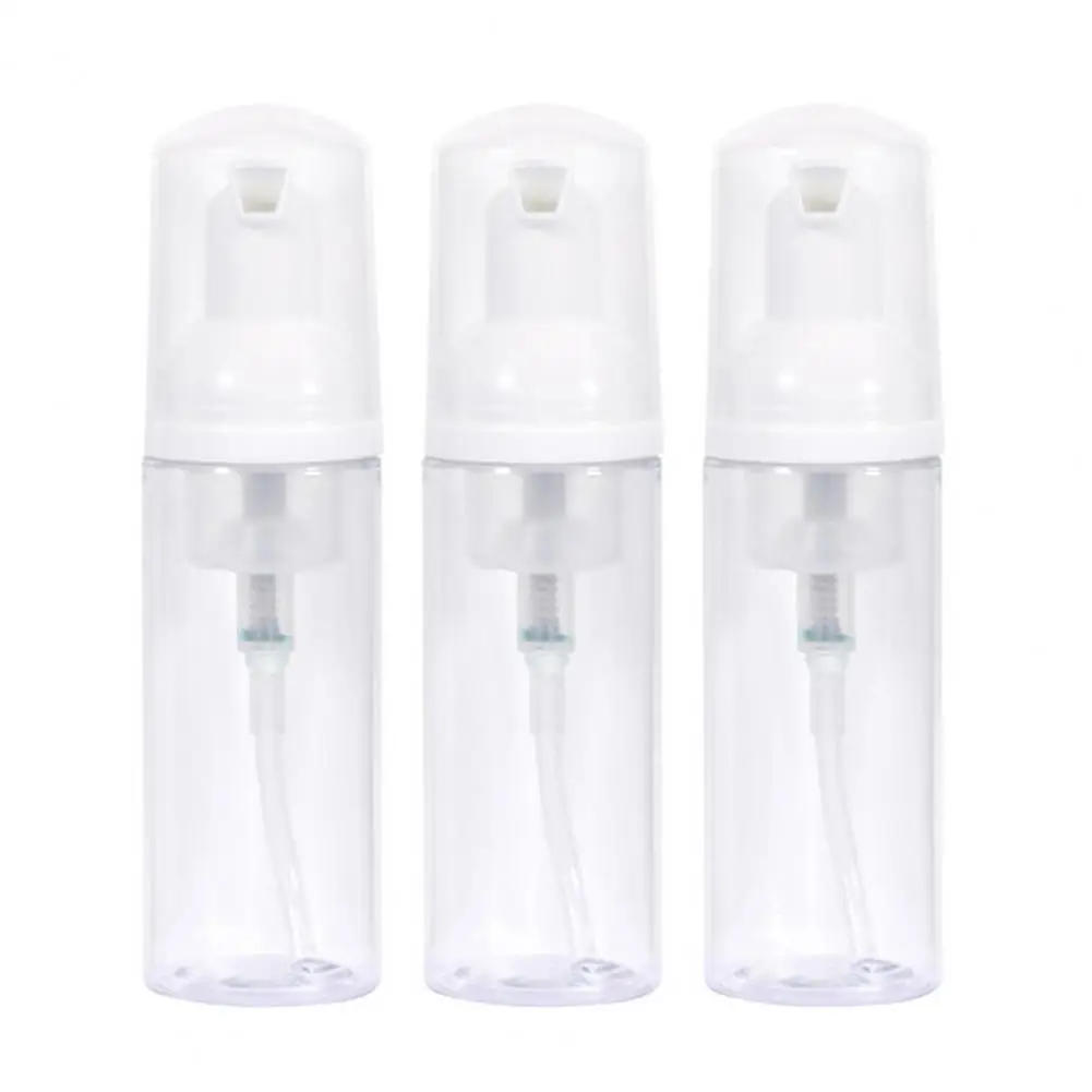 Travel Foam Bottle Refillable Foam Bottle Set of 3 Leak Proof 50ml Foam Pump Bottles for Travel Hand Soap Lotion for Dishwashing