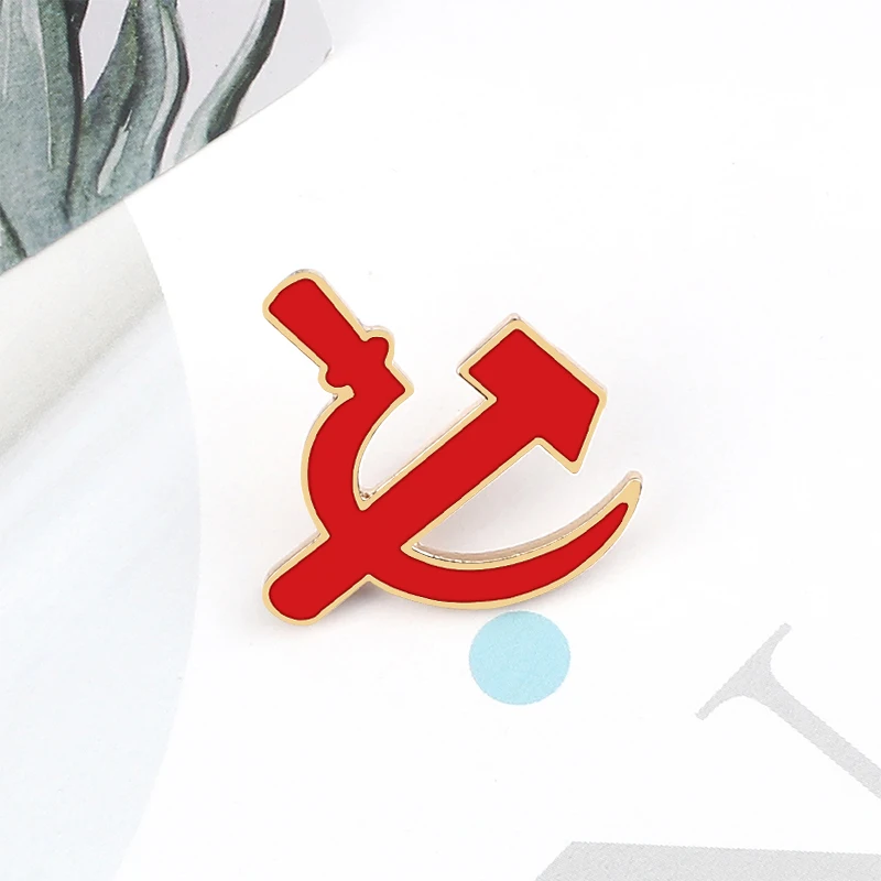 Russia USSR Symbol Badge Lapel Pins Vintage Antique Classic Metal Badge Brooch Souvenir Collection Soviet Union Backpack Jewelry