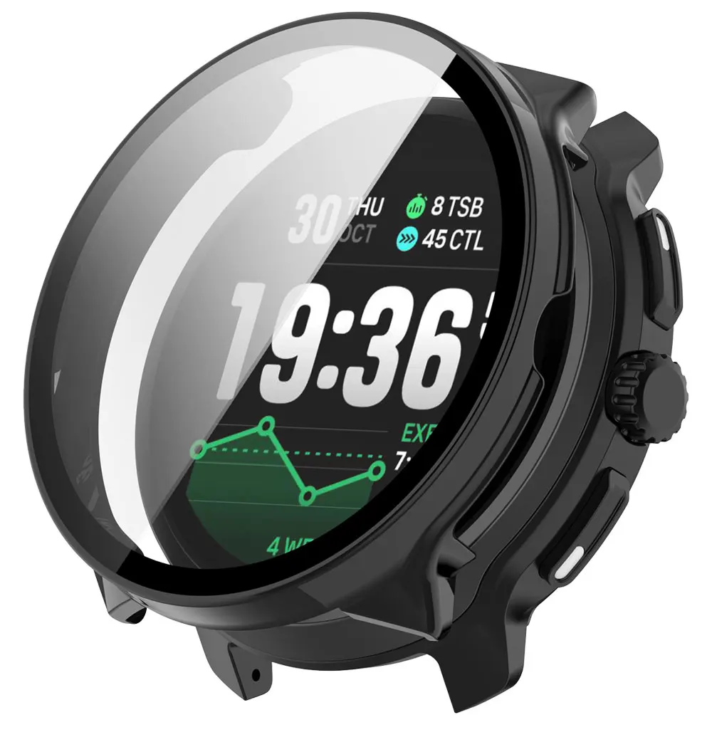 PC-Schutzhülle + gehärteter Film für Suunto Race / Race2 / Race S Anti-Drop Hard Bumper Shell Smartwatch Cover – Detail 2