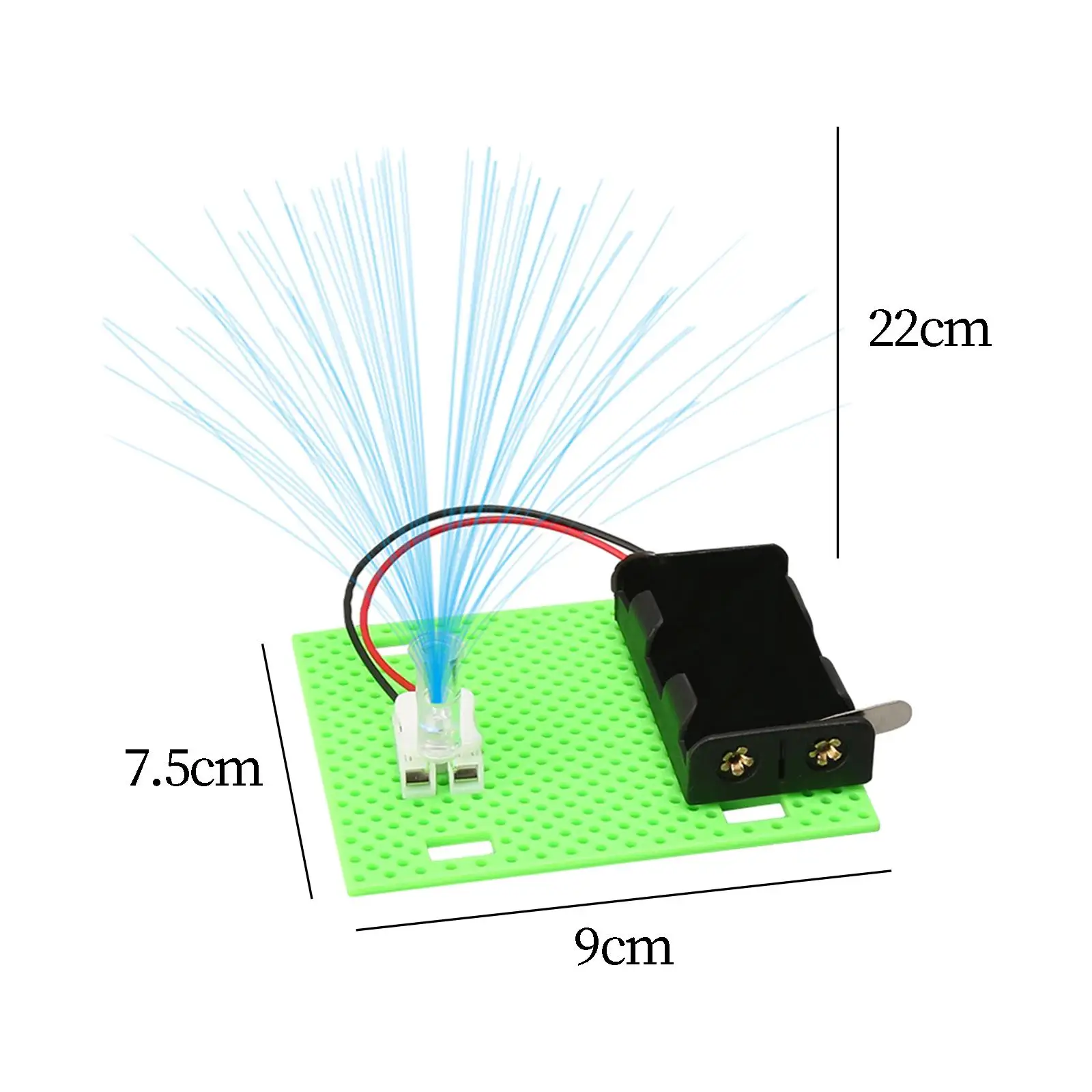 Optische Faser Lampe Material Kits Montage Fiber Optic Brunnen Kreative Kleine DIY Spielzeug Pädagogisches Spielzeug Optische Faser Lampe