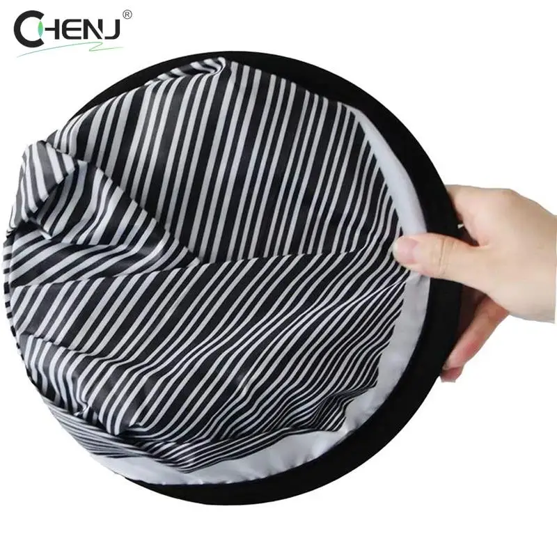 Portable 80cm Circular Striped Flexible Foldable PDR Lined Light Reflector Board Round Dent Panel Car Dent Remover Check Tool