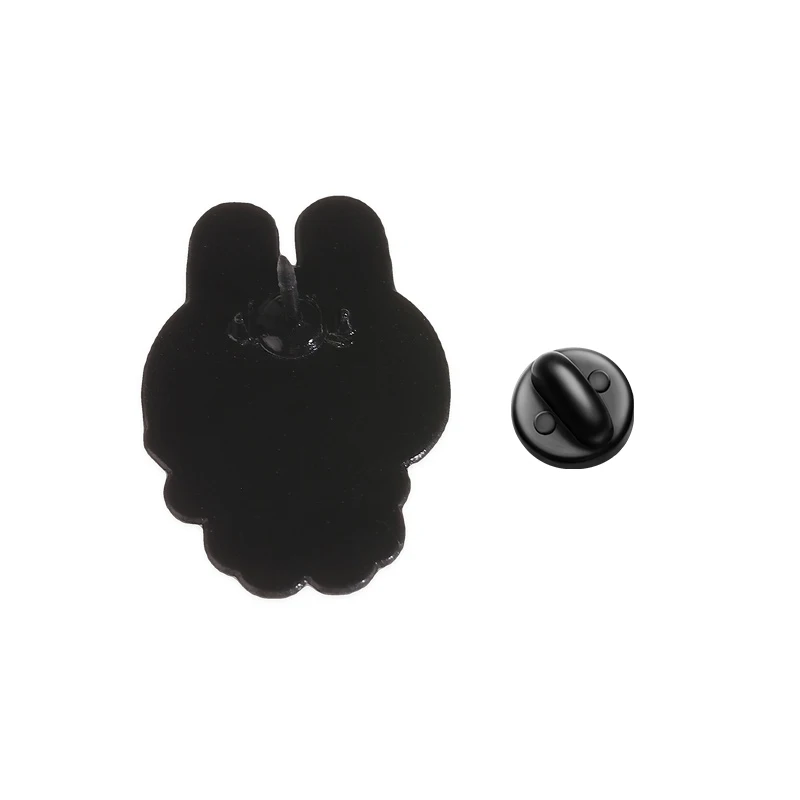Niedliche Tier-Emaille-Abzeichen-Set für Künstler, Ente, Hase, Frosch, Anstecknadel, Cartoon-Kreatur-Brosche für Kleidung und Rucksack-Dekoration – Detail 9