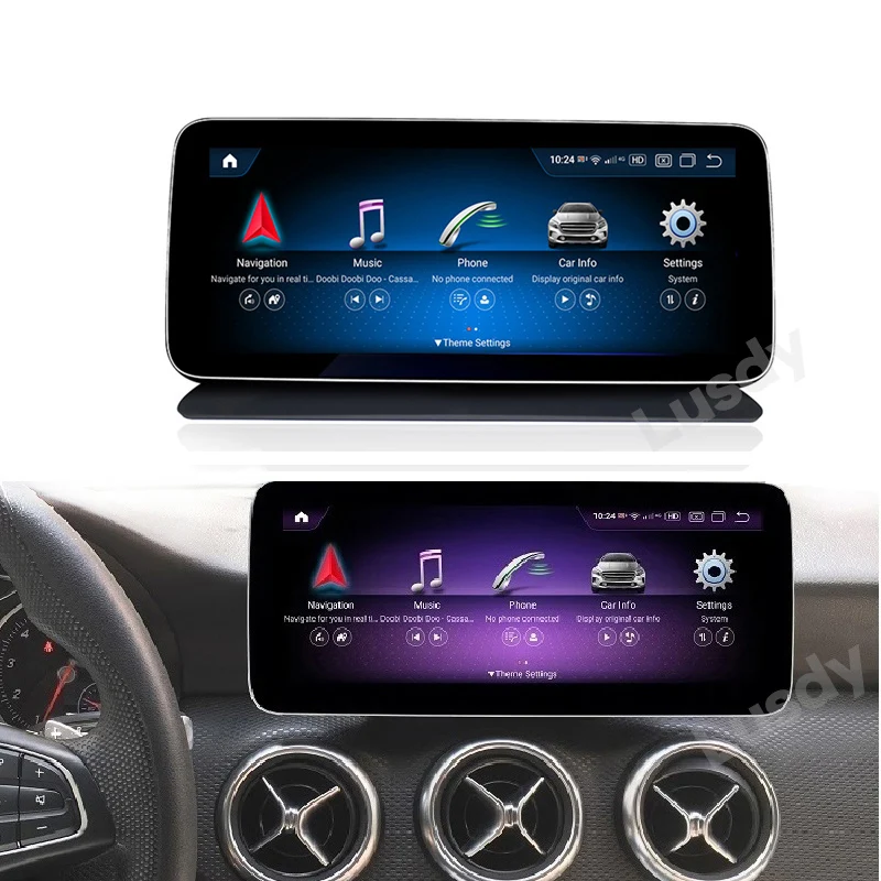 10.25 "/12.3" snapdragon android 13 carro multimídia player rádio gps para mercedes benz cls classe w218 2011-2018 tela carplay