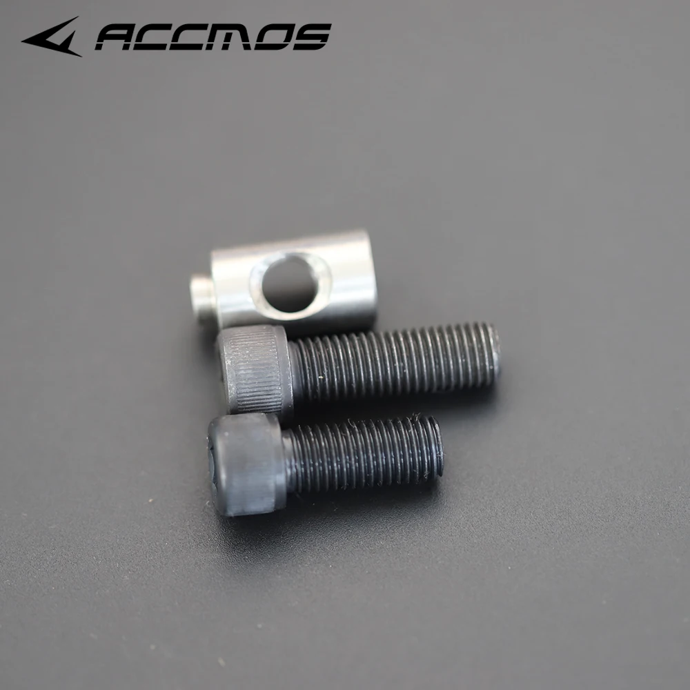 ACCMOS Bogenschießen Stabilisator Schnelltrennbogen 0/5/8/10 ° Adapterhalterung zum Abnehmen für Compoundbogen-Jagd-Schießzubehör – Detail 2