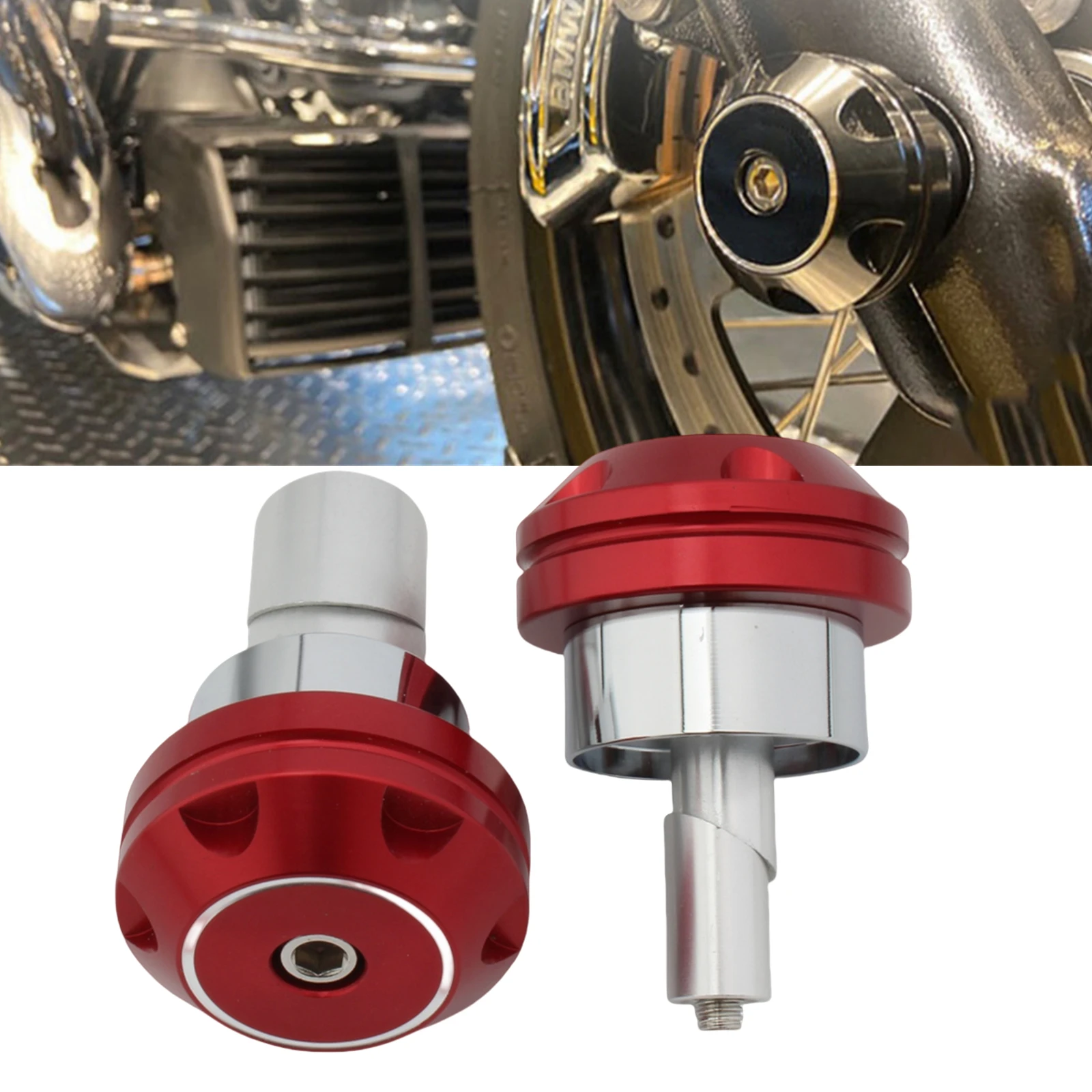 

For BMW R 18 / R18 Classic 2020- 2021 Motorcycle Front Wheel Axle Caps Nut Fork Protection Cover