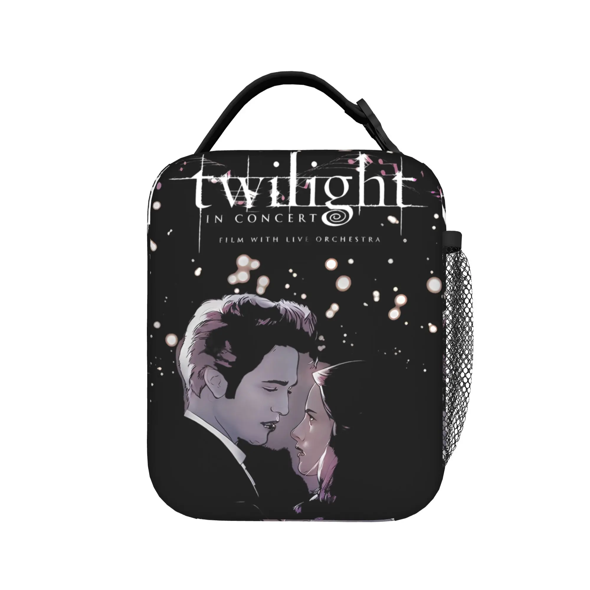 The Twilight Saga Comic Fans Insulated Lunch Bag Vampires Romance Reusable Thermal Bag Tote Lunch Box College Bento Pouch