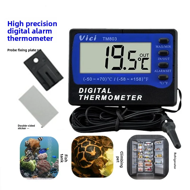 

VICI TM803 Fridge Refrigerator Freezer Digital Alarm Thermometer Temperature Meter