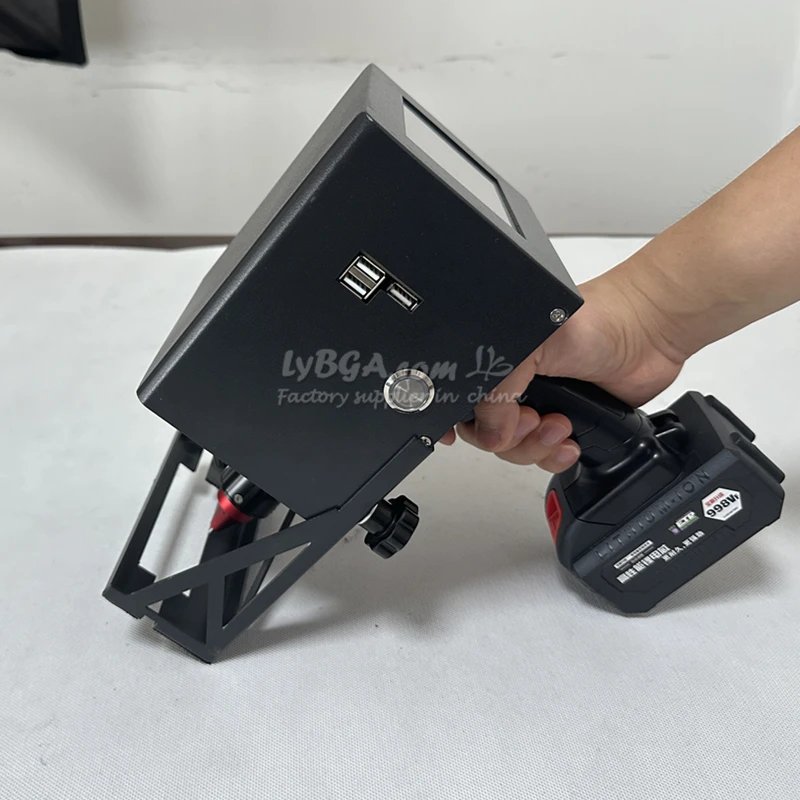 

LY New Hand-held Portable Lithium Battery Metal Signage Nameplate Marking Machine Touch-screen Electric Lettering Machine