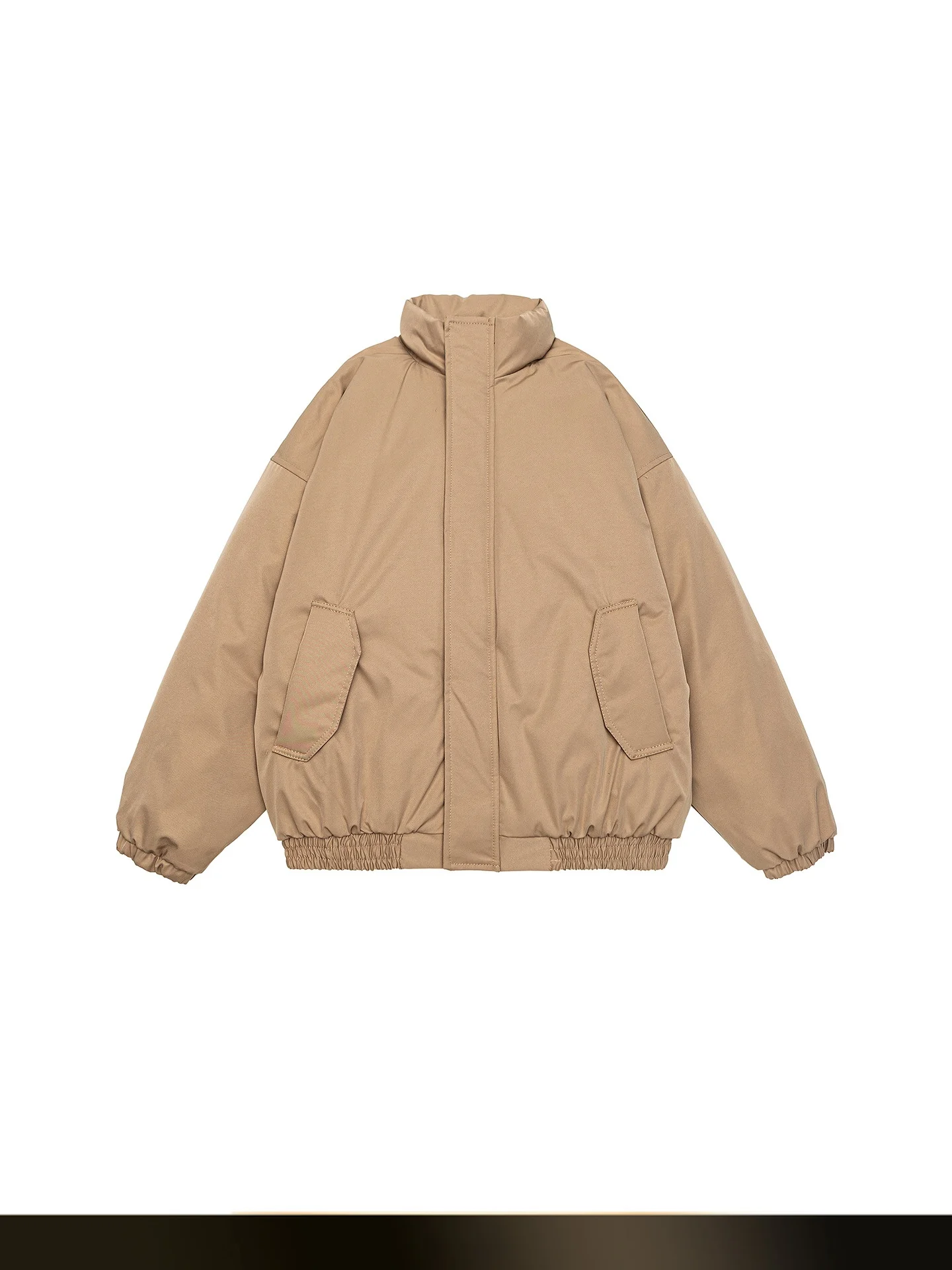 

Мужская зимняя куртка NTED в американском ретро-стиле, однотонная, с воротником-стойкой, утепленная, из белого пуха, теплая, для защиты от холода