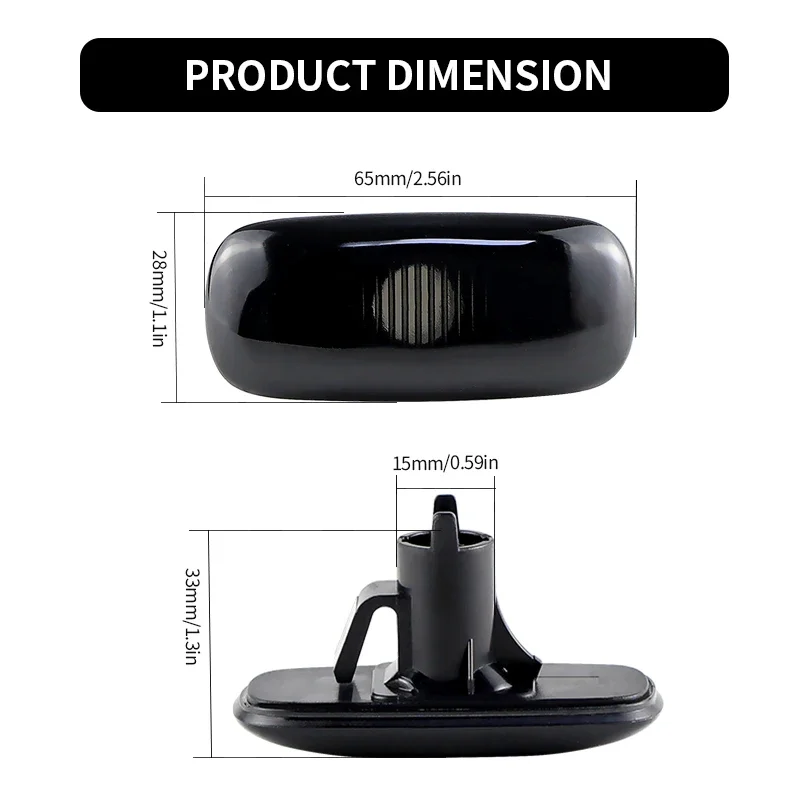 Side Marker Turn Signal Light Housing FOR Audi TT Coupe Roadster A2 A3 S3 8L Hatchback A4 S4 B5 RS4 A6 C5 Sedan Wagon 4B0949127