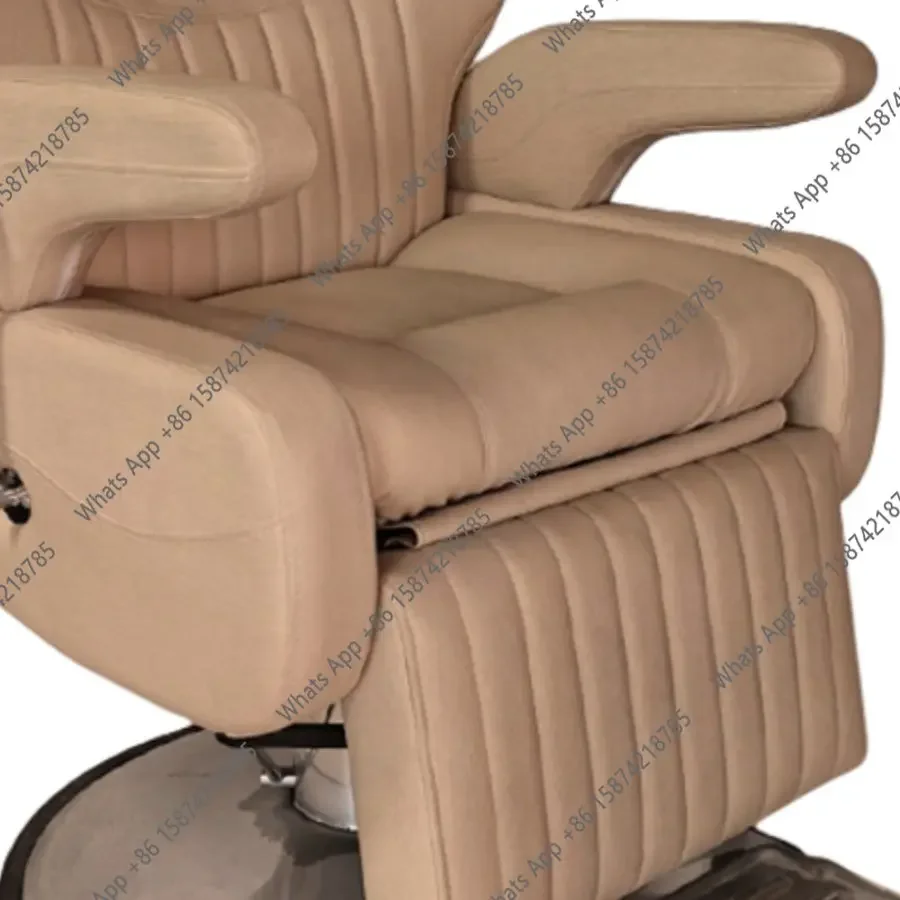 XX Hair Salon Can Recline Physiotherapy Chair Haircut Beauty Large Chassis Hair Cutting Chair Hairdressing Seat 6