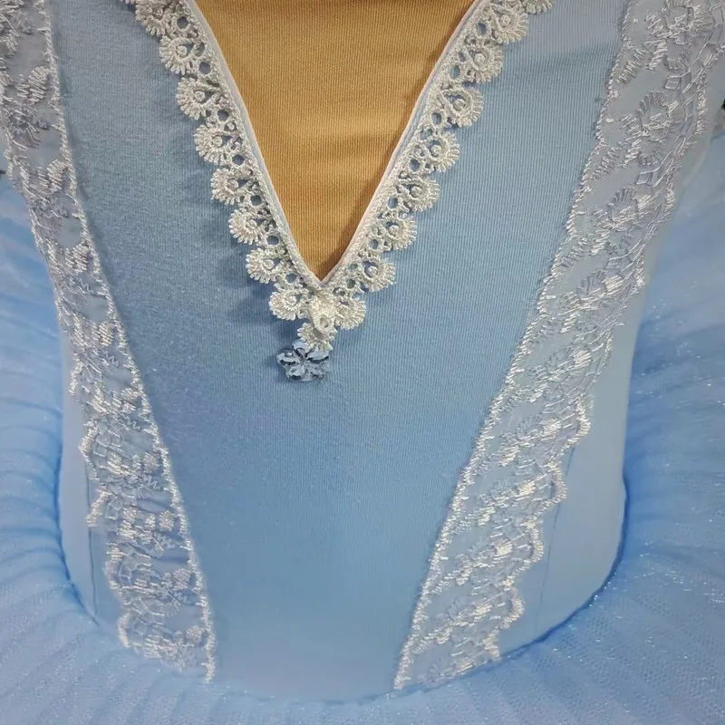 Disfraz de ballet para niños, falda de tutú, traje de baile de Cygnet, falda hinchada de ballet de Lago de los cisnes