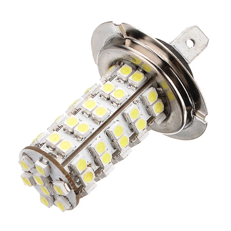 Xenon White 6000K Auto 68 SMD LED Bulb Head Light Fog Daytime Lamp Vehicle Super Bright 12V Fog Lights Parking Lamp Bulb