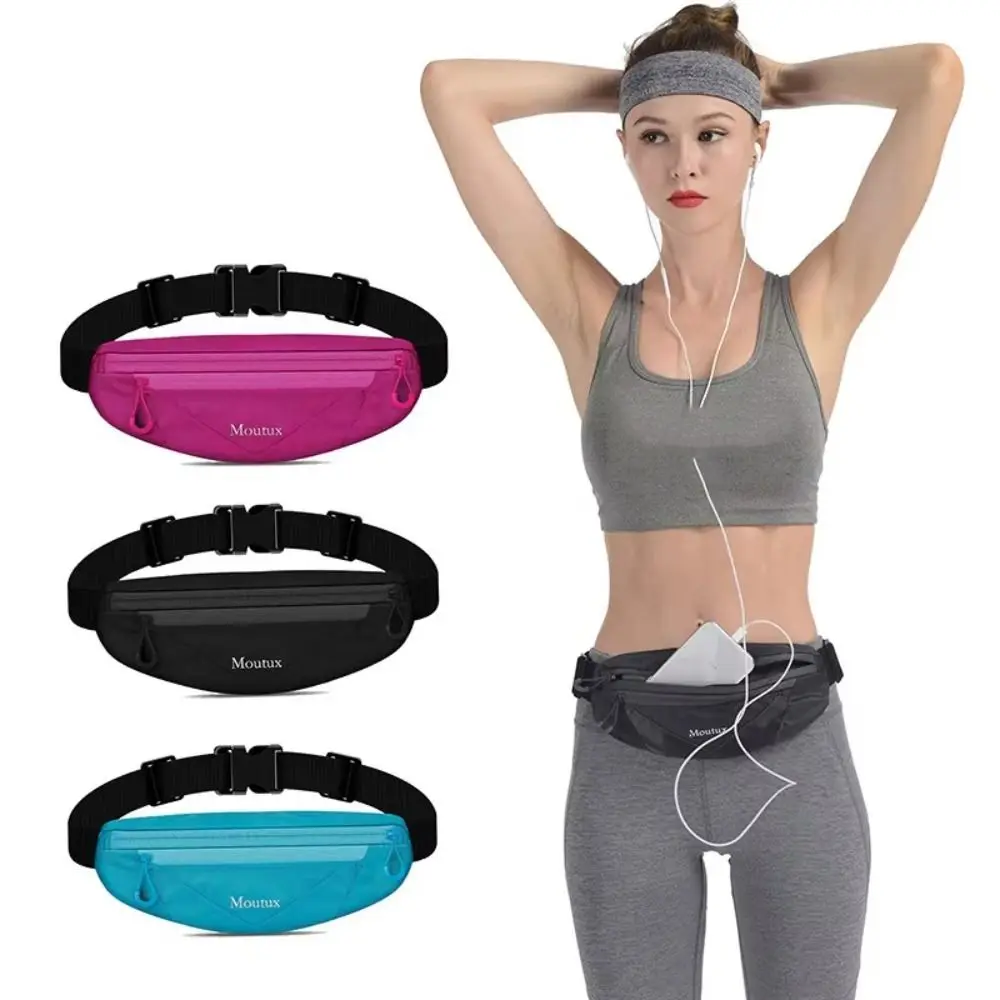 Multi-functional Ultra-Slim Sports Waist Pack Invisible Waterproof Running Phone Waist Bag Breathable Nylon Gym Bag