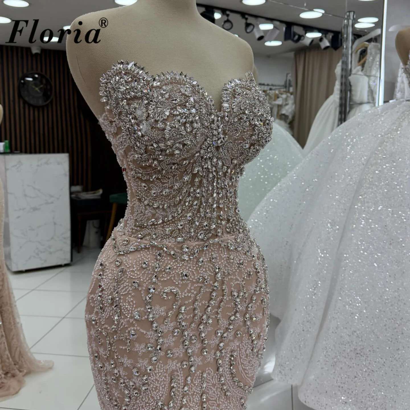 

Simple Champagne Mermaid Cocktail Dresses 2026 Sweetheart Sleeveless Prom Dresses Evening Gowns Vestidos Femenino Customized