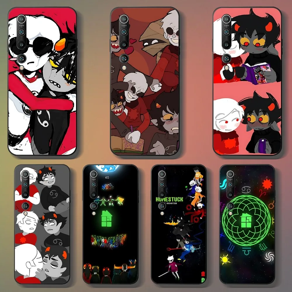 H-Homestuck T-Trolls Phone Case For Xiaomi 11 Redmi Note 11 5G 8T 9A 9 10T Note8Pro Note9 12SUltra Black Case