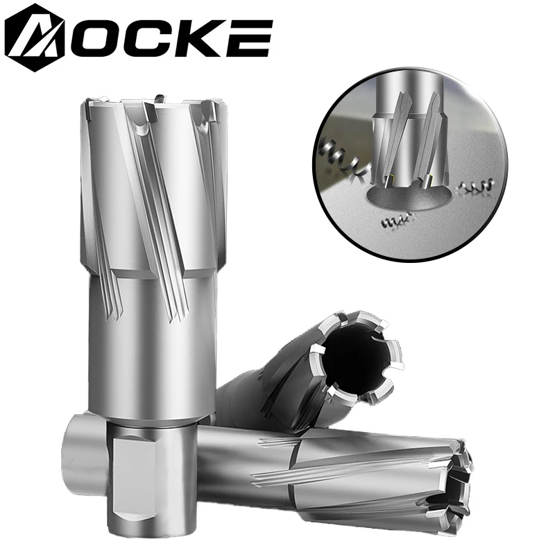 

AOCKE Diameter 12-60mm x 35mm TCT Annular Cutter Weldon Shank 22 * 35mm Carbide Alloy Core Drill 60 x 35mm Metal Hole Saw