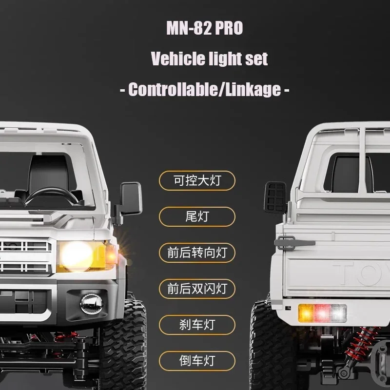 รถบังคับวิทยุ MN82 MN82PRO MN82S MN82T รถครอว์เลอร์ 4WD ขนาด 1/12 แบบสัดส่วน รถออฟโรด รถปิ๊กอัพ รถปีนเขา ของเล่นโมเดล