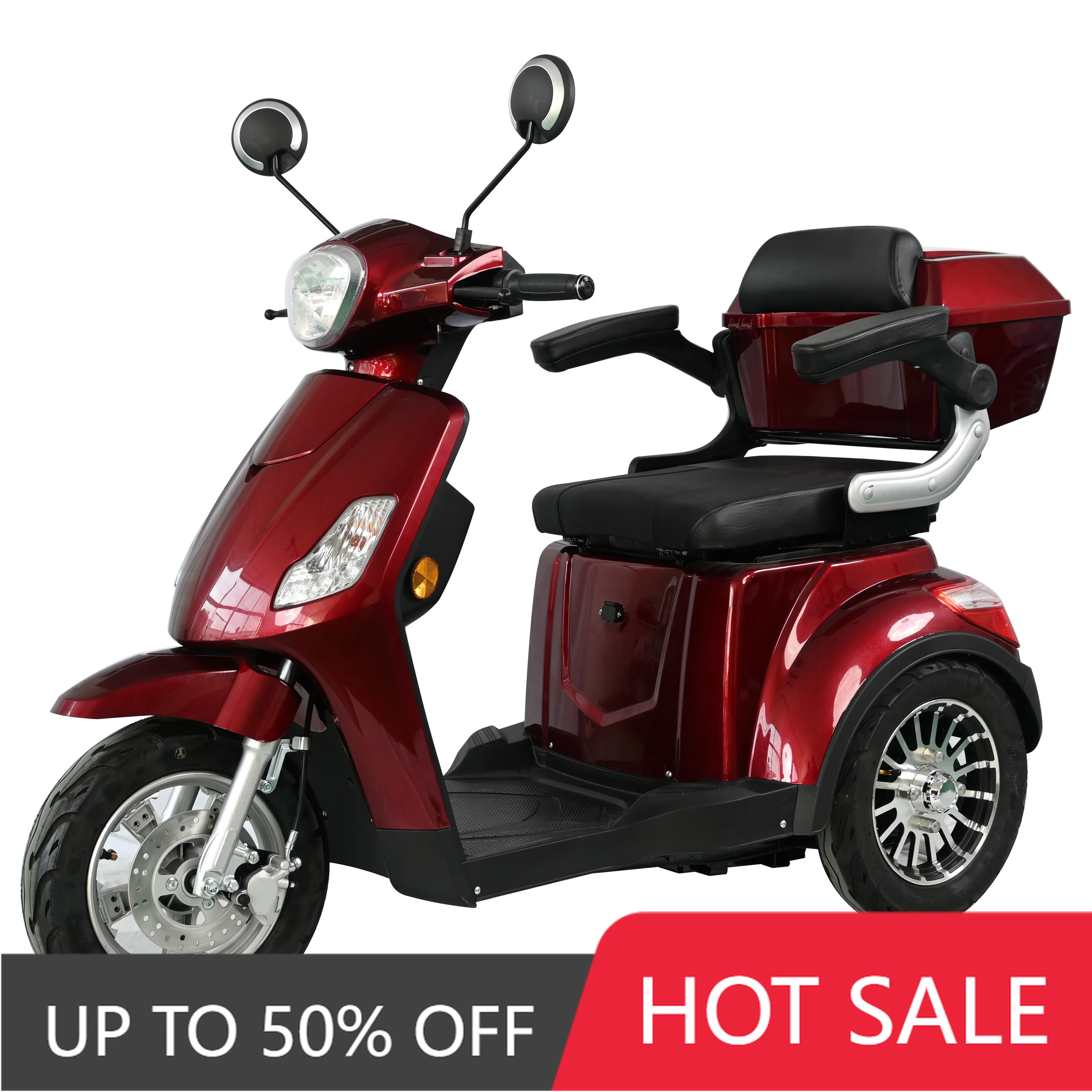 QQW Hot-selling new adult 3-wheel electric tricycle, convertible 60v voltage directly from China