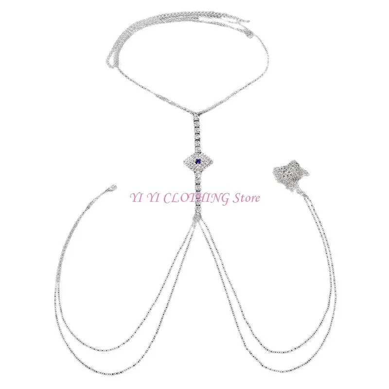 N5KF Body Chain Bra สร้อยคอ Ey - Body Jewelry Bra บทวิจารณ์และราคา