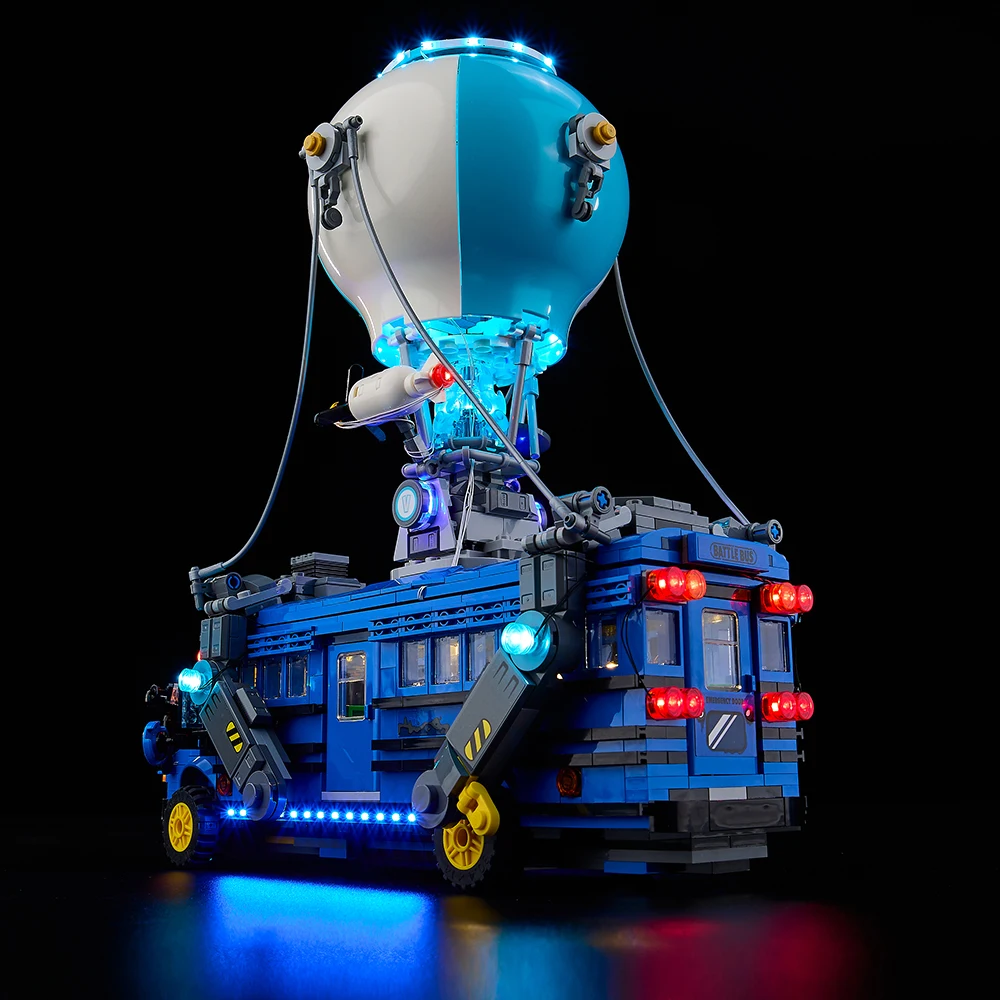 مجموعة الإضاءة لحافلة المعركة LEGO لا تتضمن مكعبات البناء (مجموعة إضاءة LED فقط)