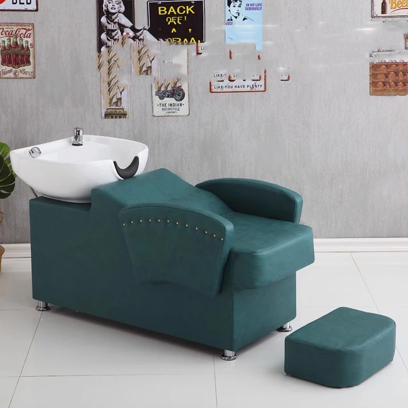 

Luxury Salon Chairs Aesthetic Minimalist Elegant Shampoo Chairs Lavatesta Parrucchiere Professiona Poltrona Salon Furniture