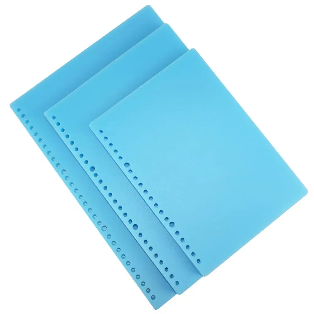 غطاء تقرير عرض Makeasy Binder غطاء شفاف مثبت مسبقًا لهاتف A4/B5/A5 Note Polythylene Terephthalate 12 Mil 50 Sets