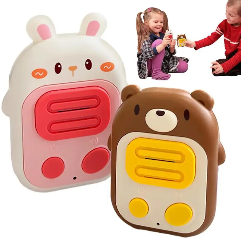 Walkie talkie per bambini 2 pezzi Wireless Baby Radio Phone Walkie talkie a lungo raggio giocattoli elettronici regalo di compleanno per bambini Boy Girl