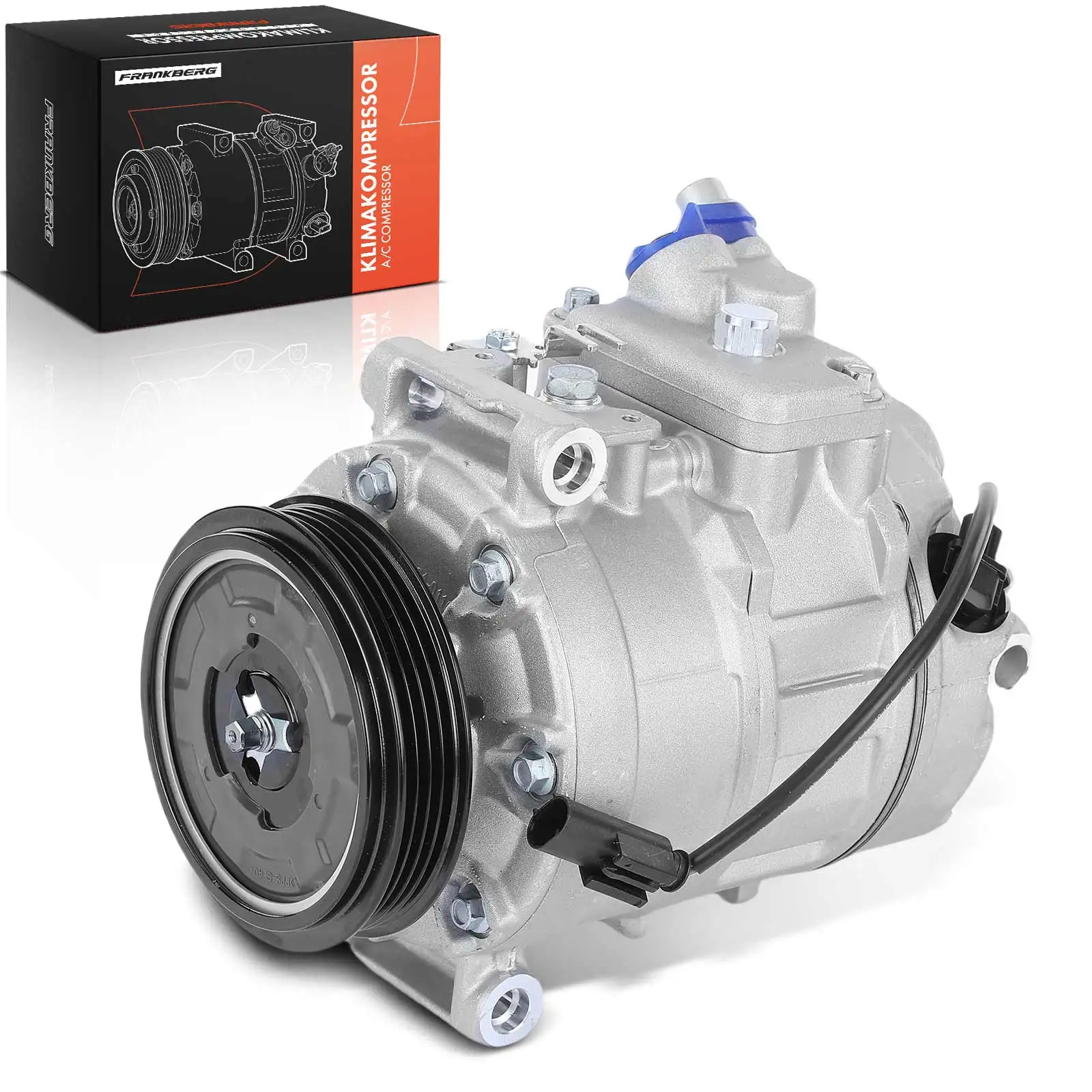 Compresseur de climatisation Frankberg 1x pour BMW 5er E60 E61 7ER E65 E66 E67 2.2L-3.0L 2001-2010 64506901783 64526983098 64509174802 6983098