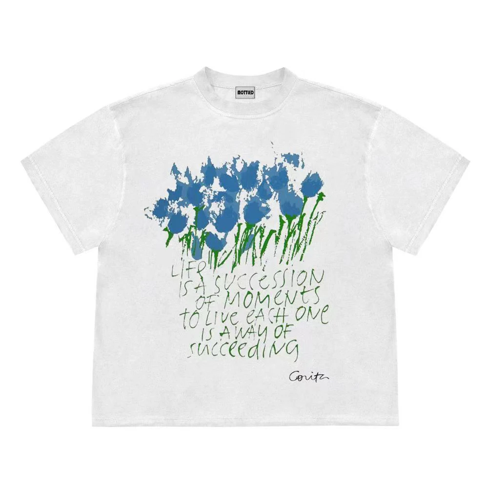 

Y2k Summer Men Harajuku Letter Graphic T-shirts Streetwear Vintage Cotton Oversized T Shirt Loose Short Sleeve Tops Tees Tshirt