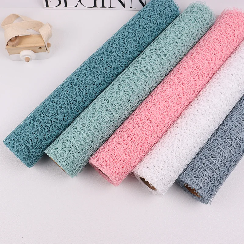 

Сетчатая бумага для упаковки цветов, нерегулярная полая сетка, бумага для цветочного букета, лист упаковки свежих цветов, принадлежности для флориста