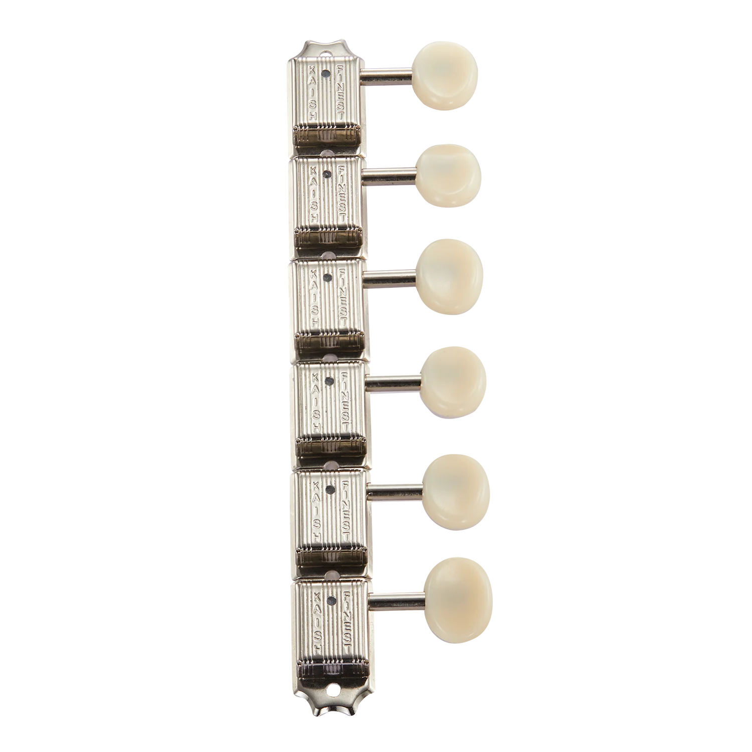 Vintage Guitar Tuning Keys Guitar Tuners Guitar Machine Heads Nickel w/ Ivory Buttons for Fender Strat./Tele