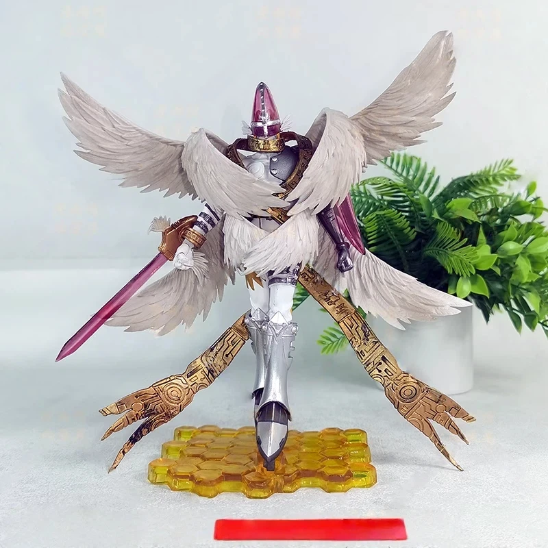 

Статуи вокруг пятна, анимация, тираннозавр и гигантская волна, священный ангел, животное Gk, полностью ручная работа, аниме, настольное украшение, подарок