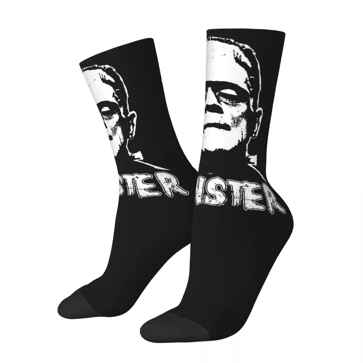 Monster Frankenstein Unisex Socken, wind dichte 3D-Druck glückliche Socken Street Style verrückte Socke