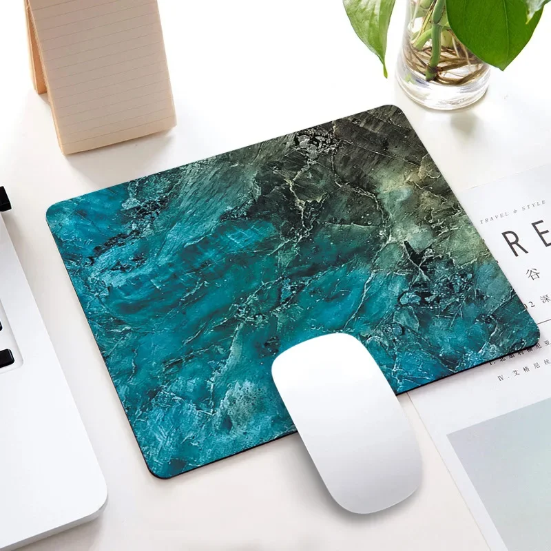 Marble Mause Pad Gamer Rug Mouse Pads Deskmat Desktop Table Mat Pc Gaming Computer Desk Protector Kawaii Accessories