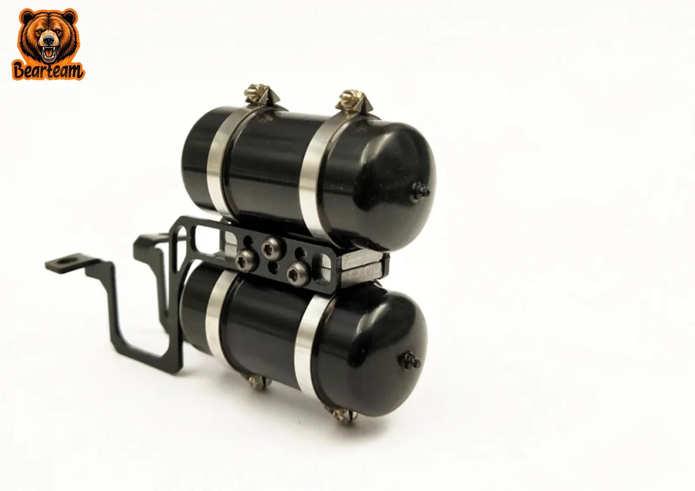 สําหรับ 1/14 Tamiya RC รถบรรทุก SCANIA VOLVO MAN จําลองโลหะถังเก็บแก๊ส