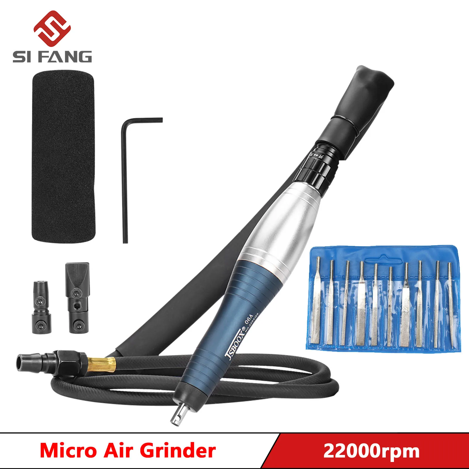 Pneumatic Ultrasonic Engraving Grinding Pen Practical Handheld Pneumatic Polishing Grinding Machine With Wrench