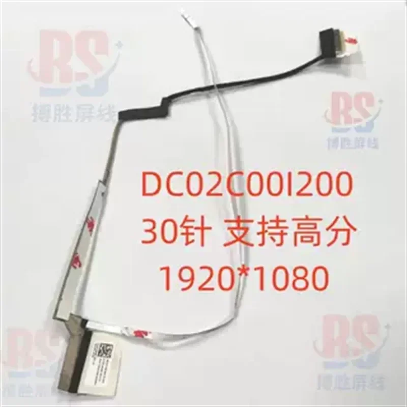 for HP Light and Shadow Wizard 4 15-CX TPN-C133 Screen Cable DC02C00I200 L20361-001 LCD Video Flex Ribbon Replacement