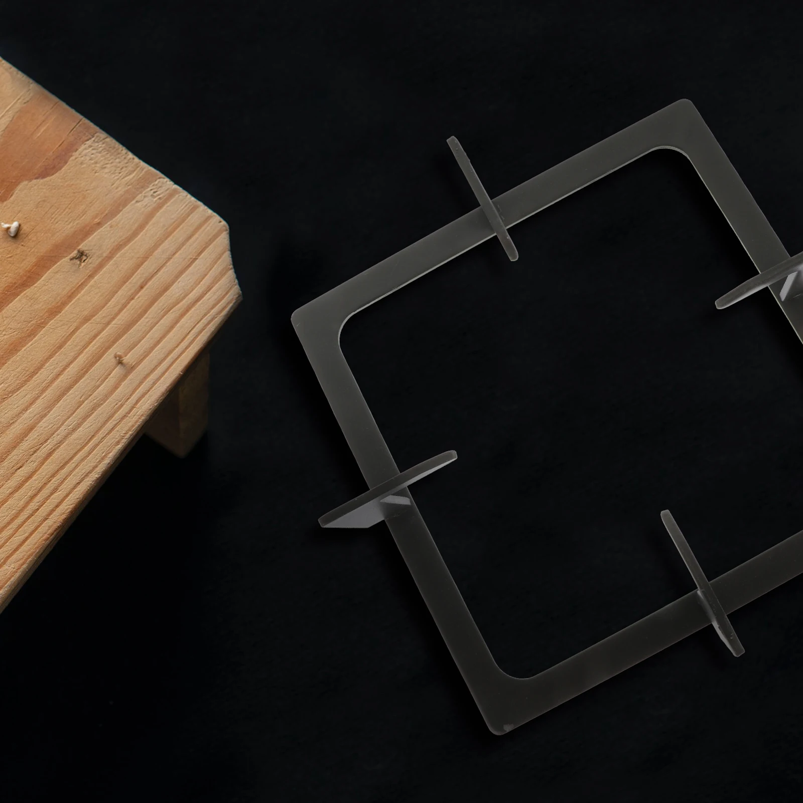 

Square Stove Rack Gas Stand Kitchen Wok Grate Pan Support Holder Brackets High Temp Resistance Easy Clean Anti