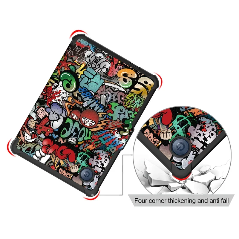 For Kobo Clara BW Case Fashion Painted Flip Magnetic Smart Cover for Kobo Clara Colour 2e Bw 6 inch Case Sleep/Wake