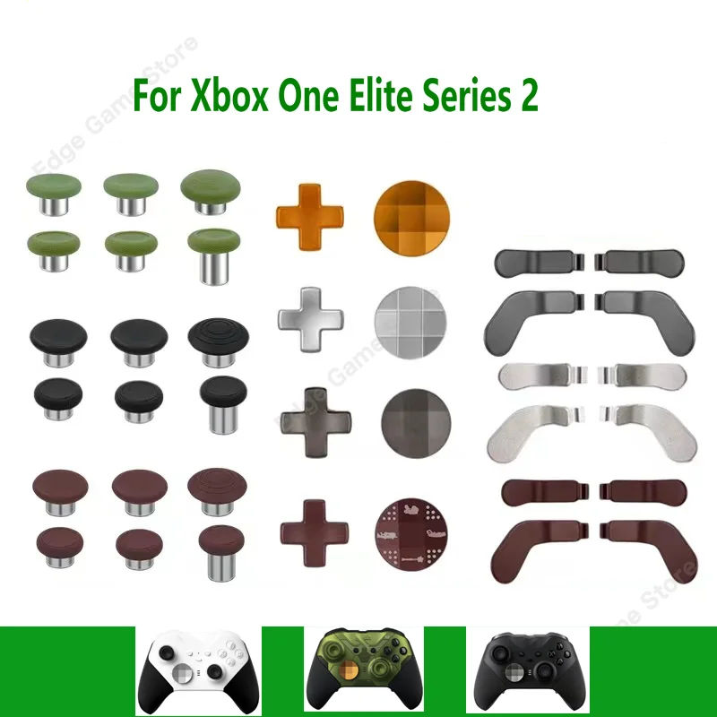 Thumbstick Metal Button Paddles  For Xbox One Elite Series 2 Controller Replacement Gamepad Accessory