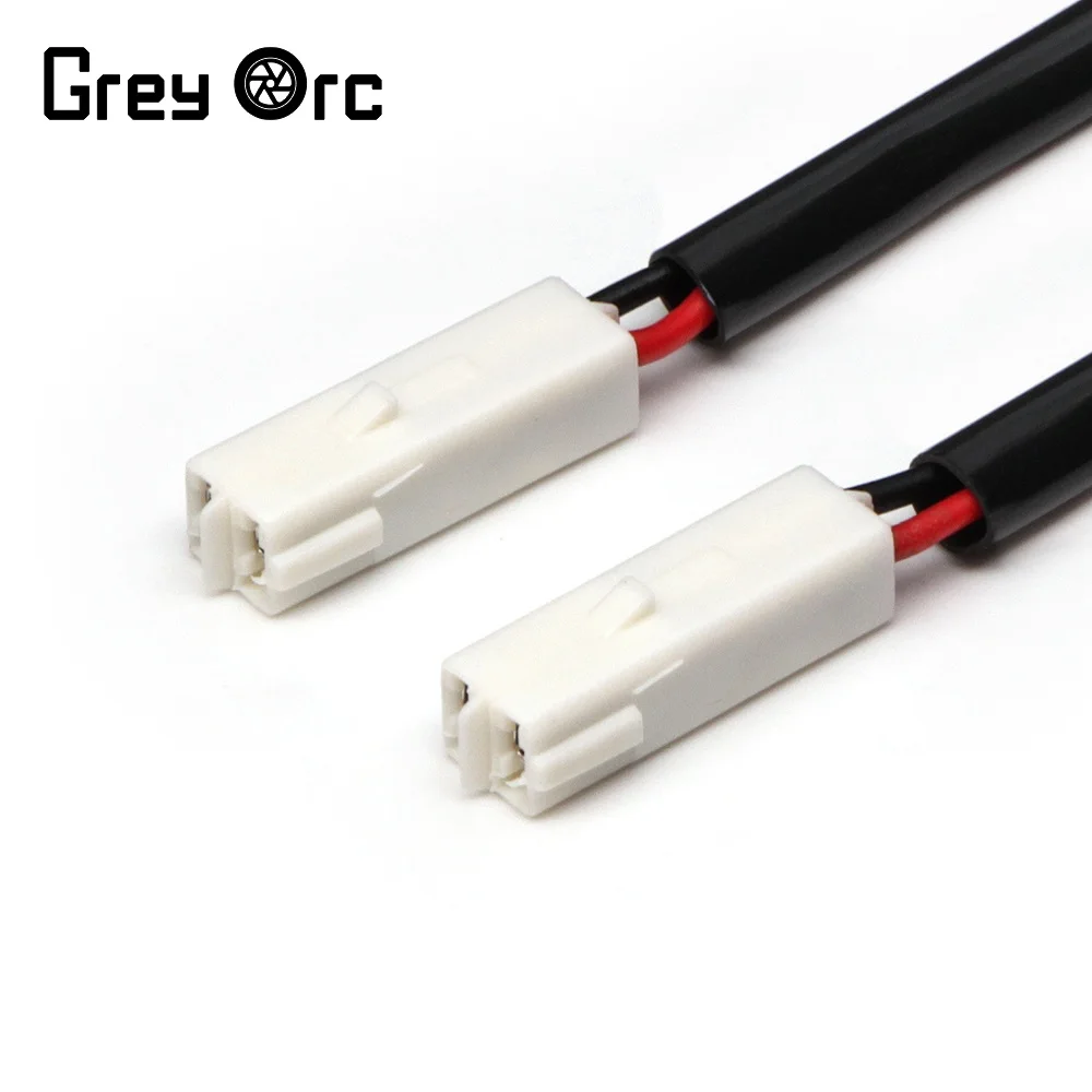 2pcs Oem Turn Signal Wiring Harness Connectors Adapter Plug For Kawasaki Z125 Z250 Z300 Z650 Z900 Z1000 Ninja Zx Zr Zx6r 650 view 3