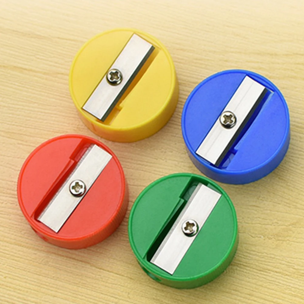 140 قطعة من مبراة أقلام الرصاص البلاستيكية الصغيرة بتصميم لطيف للطلاب يستخدم مكتب العودة إلى اللوازم المكتبية المدرسية