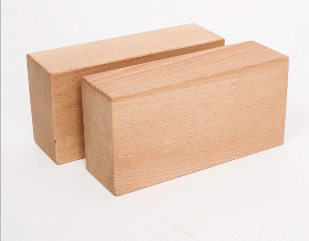 

Буковый блок для йоги для йоги и пилатеса Премиум-фитнес-оборудование 1.