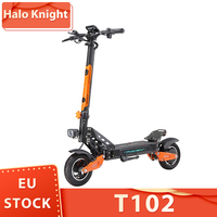 Halo Knight T102 Electric Scooter, 1200W Motor, 52V 21Ah Battery, 10 inch Tires, 50km/h Max Speed, 45km Range, Dual Disc Brakes