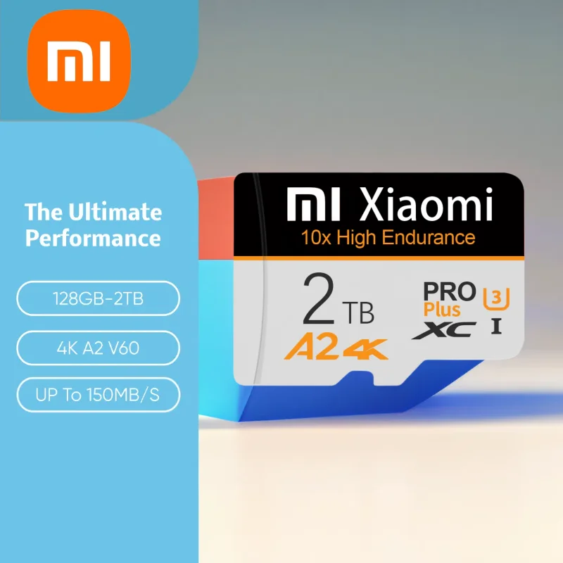 Xiaomi 2TB Capacità Reale Micro TF SD Card 512GB 256GB Scheda di Memoria Ad Alta Velocità Cartao De Memoria Per Smart Phone Nintendo Switch
