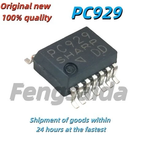 10PCS  Brand-new original imported PC929 SOP14 SMD driver optocoupler light isolator with logic output