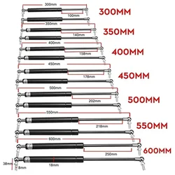Кол-во (2) 300-600 мм 300N Универсальный подъемник передний капот задний багажник Задняя дверь багажник амортизационная стойка поддерживающая пружина