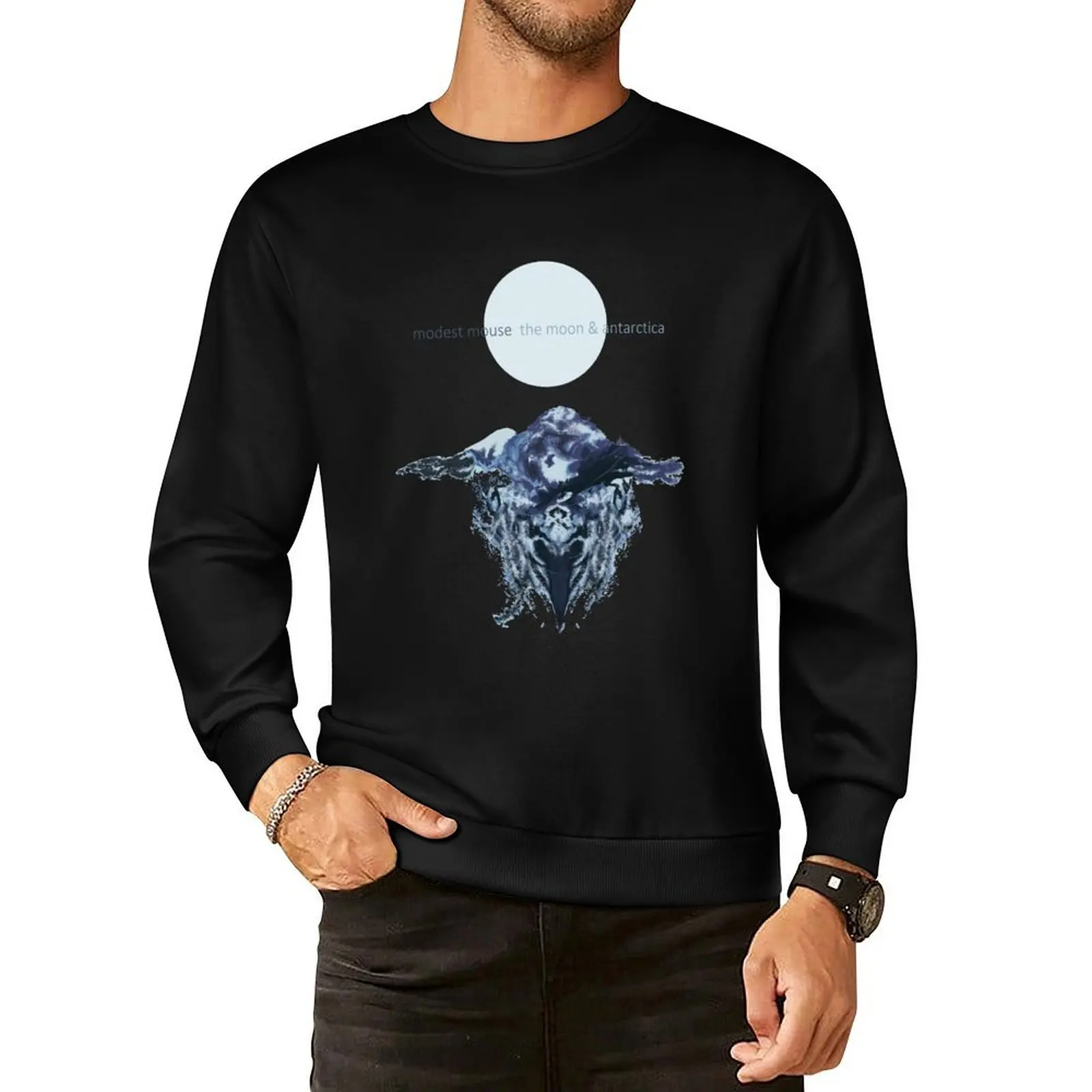 

the moon & antarctica Pullover Hoodie tracksuit men hooded shirt male clothes men sweatshirt