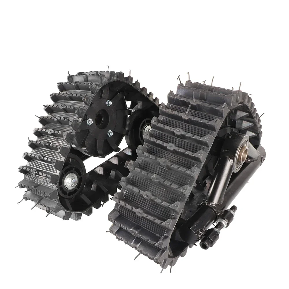 Four-wheel offroad Motorcycle Go-Kart Modified Snow Anti-Slip Track Wheel Triangular Track Wheel Suitable for ATV UTV Snowmobile